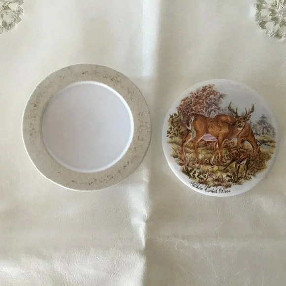 VINTAGE PATUM PEPERIUM THE GENTLEMAN'S RELISH POT - WHITE TAILED DEER - Picture 4 of 5